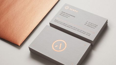 New Logo and Identity for Acapo by Anti Law Firm Branding, Lawyer Business Card, Cv Inspiration, Visuell Identitet, Logo Flower, Name Card Design, Logo And Identity, Graphic Design Business, Business Card Inspiration