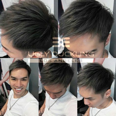 Asian Guy Hair, Brassy Orange Hair, Vanessa Hudgens Short Hair, Ash Gray Hair Color, Silver Fox Hair, Ash Grey Hair, Platinum Blonde Highlights, Grey Hair Dye, Grey Hair Men