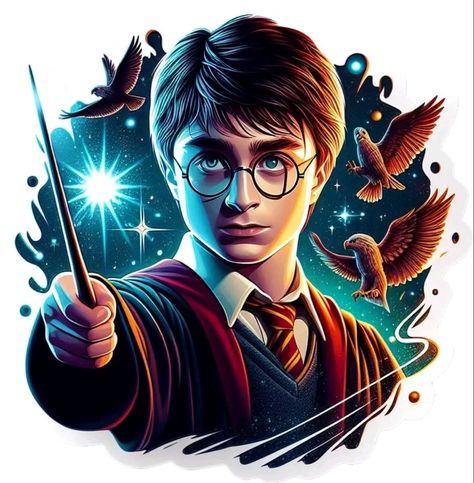 Harry Potter Cartoon Art, Taza Harry Potter, Harry Potter Clipart, Harry Potter Png, Stickers Pictures, Harry Ron Hermione, Harry Potter 3d, Animal Line Drawings, Harry Potter Logo