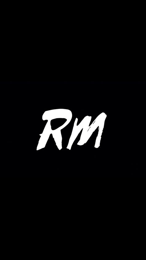 ℝ𝕄 Rm Name Logo, Rm Logo, M Letter Images, Bts Name, Bts Journal, Dont Touch My Phone Wallpaper, Letter Images, M Letter, Dont Touch My Phone