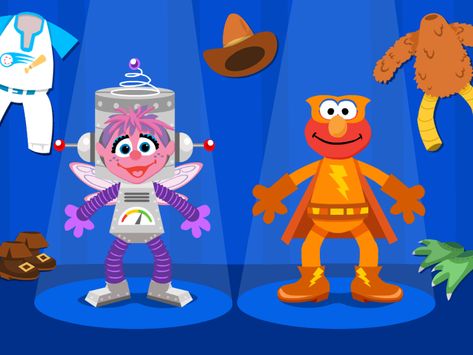 Sesame Street | Play Fun Games for Kids Preschool Learning Games, Sesame Street Dress, Learning Games For Preschoolers, Space Lessons, Cool Games To Play, Dress Up Games, Global Design Project, Street Dress, Fun Games For Kids