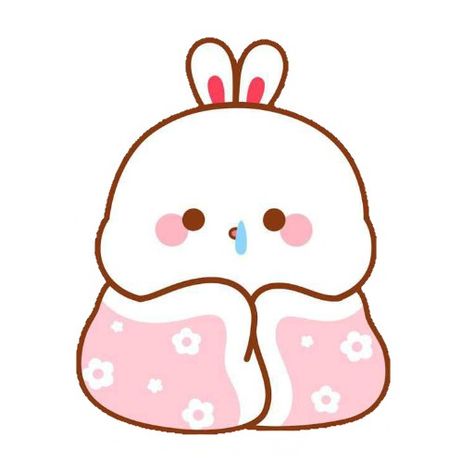 Cute Bunny Stickers, Tuji Bunny, Mochi Peach Cat, Cute Panda Cartoon, Funny Cartoon Images, Bunny Stickers, Qi Qi, Anime Hug, Peach Cat