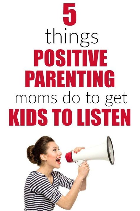 5 positive parenting tips for how to get kids to listen without yelling. Discipline | gentle parenting | no yelling | listening Uppfostra Barn, Parenting Discipline, Confidence Kids, Parenting Techniques, Smart Parenting, Mentally Strong, Positive Discipline, Parenting Skills, Parenting Styles