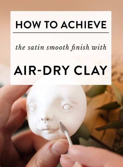 Sculpting Tutorials, Clay Crafts For Kids, Homemade Clay, Doll Making Tutorials, Crafts For Teens To Make, Diy Air Dry Clay, Air Dry Clay Projects, Clay Crafts Air Dry, Polymer Clay Dolls