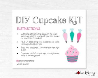 Decorate Your Own Cupcakes | Etsy Diy Cupcake Kit, Cupcake Diy, Baby Sprinkle Decorations, Cupcake Boutique, Halloween Care Packages, Diy Cupcake, Diy Cupcakes, Star Diy, Activity Kits