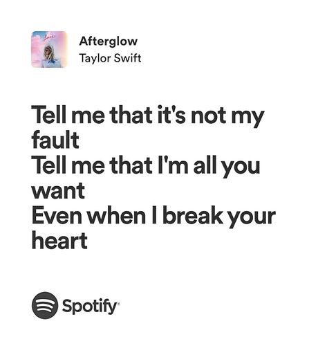 Afterglow Lyrics, Afterglow Taylor Swift, Lyric Edit, Taylor Swift Song, Diy Gift For Bff, Taylor Swift Song Lyrics, Taylor Lyrics, Trust Fund, Song Lyric