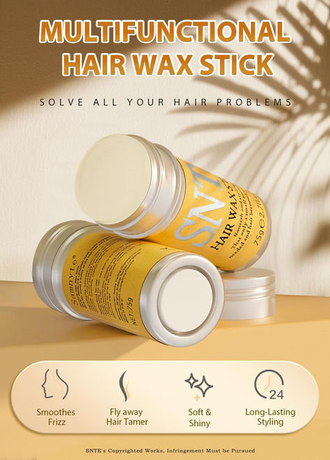 affiliate link Wax Stick For Hair, Baby Hair Gel, Stick For Hair, Hair Slick, Slick Stick, Hair Wax Stick, Frizz Hair, Hair Bun Maker, Wax Stick