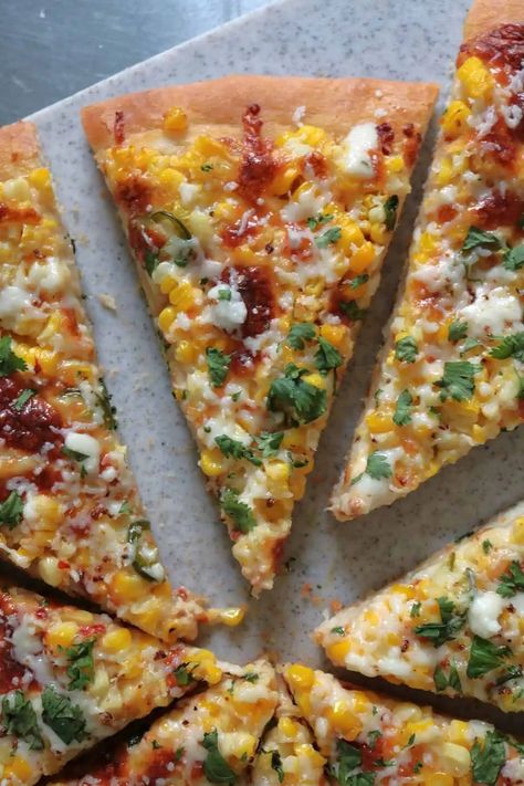 Mexican Street Corn Pizza Mexican Street Corn Pizza Recipe, Mexican Corn Pizza, Mexican Street Corn Pizza, Specialty Pizza Ideas, Street Corn Pizza, Elote Pizza, Sweet Corn Pizza, Sour Patch Kids Cake, Pizza With Corn