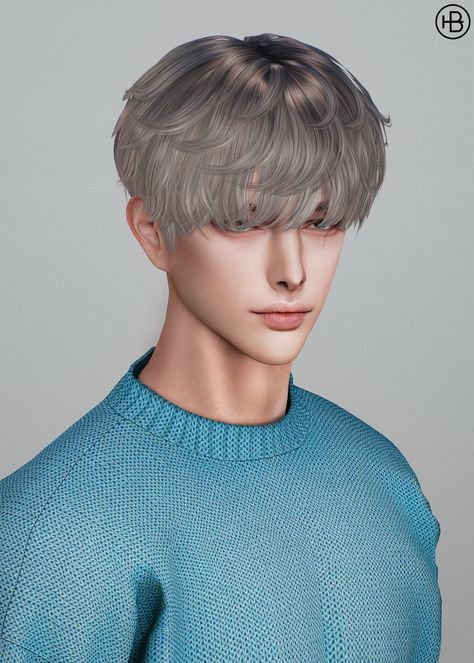 Male Alpha Cc, Soft Boy Hair, Moood Hair, Sims 4 Male, Ts4 Hair, Sims 4 Hair Male, Ts4 Mods, Alpha Cc, Sims 4 Cc Eyes