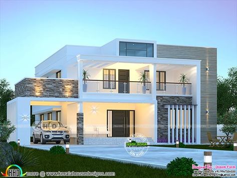 Flat Roof House Plans, Duplex Homes, Flat House Design, Bungalow Designs, Flat Roof House Designs, 4 Bedroom House Designs, Modern Contemporary House Plans, Airplane Hangar, Flat Roof House