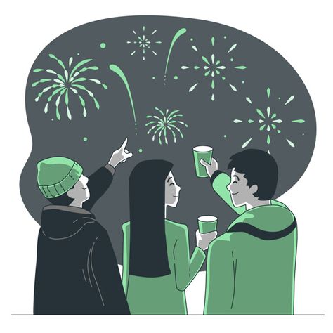 Celebrating Illustration, People Celebrating, Illustration Story, Concept Illustration, People Illustration, High Five, Outdoor Party, Design Graphique, Graphic Resources