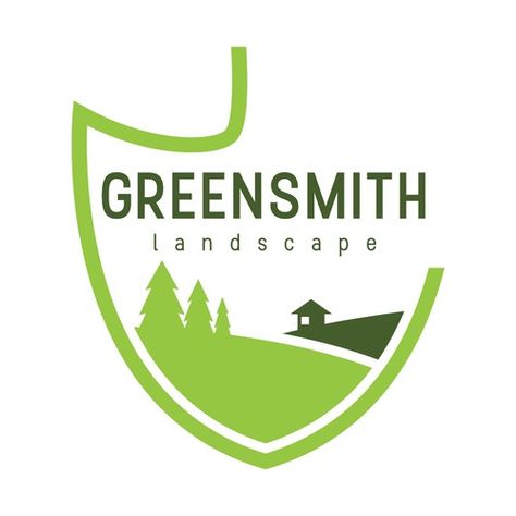 Create a unique and memorable logo for professional landscape company Logo design contest winning#design#logo#greensmith Landscape Company Logos, Natural Symbol, Landscape Equipment, Field Garden, Lawn Care Logo, Landscaping Logo, Agriculture Logo, Logo Branding Design, Vector Nature