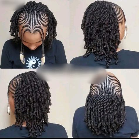 Cornrows Back, Front Cornrows, Two Strand Twist Hairstyles, Cornrows Natural Hair, Black Ponytail, Two Strand Twists, Natural Hair Stylists, Protective Hairstyles For Natural Hair, Quick Natural Hair Styles