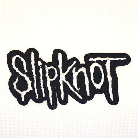 Slipknot Patch - Music Band Emblem - Punk Trash Music Appliqué  - Heavy Metal Music Embroidered Patch - D148-BK Approximately Size: 10.2 x 4 cm Item Number: D148-bk Product Type: Embroidered Patch > Iron/Sew-On Packing: 1 pcs. #AppliquéEmblems #Iron-OnPatches #Sew-OnPatches #Embroidered Emblems #Patch Appliqué #Clothing Patches #Logo Patches #Badge Emblems #Racingpatch #Motorsport # autologo #trentypatch #embroidery patch #Iron-on patch #repair patch #bandpatch #logopatch #moviepatch #icon #emblempatch #funpatch #moodexpression #stylepatch #Appliqué  #EmbroideredPatch Band Patches Diy, Slipknot Patch, Battle Skirt, Battle Jacket Ideas, Metal Patches, Battle Vest, Band Patches, Punk Patches, Patch Ideas