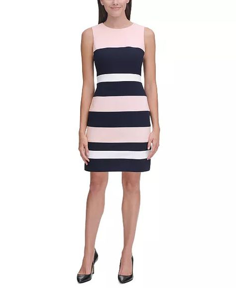 Photo - Google Photos Ballerina Pink, Wear To Work Dress, Tommy Hilfiger Dresses, Tommy Hilfiger Dress, Pink Ballerina, Work Wardrobe, Tommy Hilfiger Women, Crepe Dress, Petite Maternity