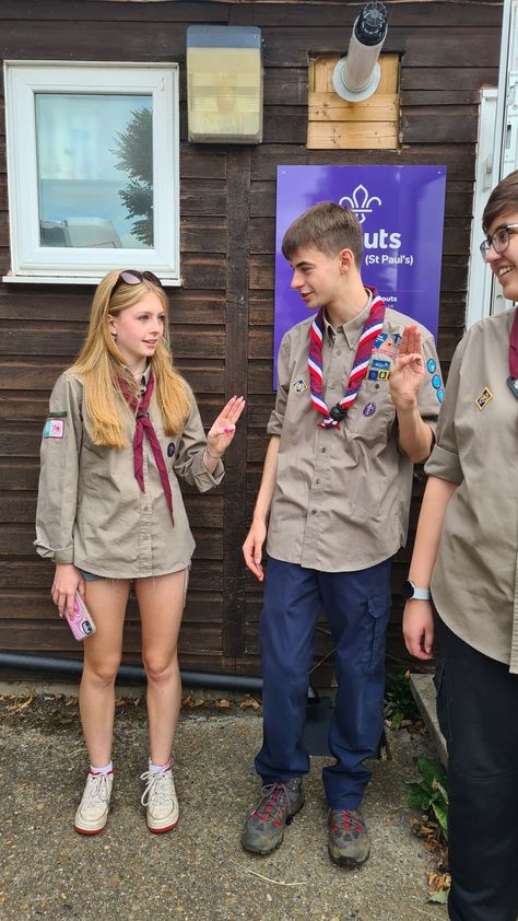 scout summer camp 🏕☀️ teens teenagers friends british scouting 2022 Scout Summer Camp, Summer Camp Aesthetic, Camping Friends, Scout Badges, Camping Aesthetic, Camp Vibes, Scout Camping, Adventure Aesthetic, Guys Clothing Styles