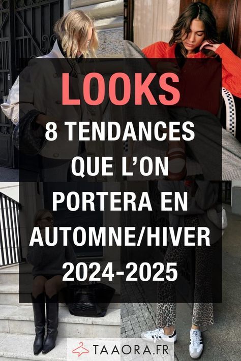 Comment s'habiller cet automne/hiver 2024-2025 ? Voici 8 tendances incontournables de la saison pour vous inspirer et rajouter du style à vos tenues automne/hiver ! #lookautomne #autumnoutfit #lookhiver #tenuehiver #tenuetendance #tenuefemme #modefemme #ah24 #ah25 #fashiontrends #fw24 #fw25 Trendy Outfits 2024 Autumn, Fashion Autumn 2024, Mode Style Anglais, Chic Fall Outfit, Style 2025, Fashion 2025, Trendy Winter Fashion, Style Parisienne, Outfit Ideas For Fall