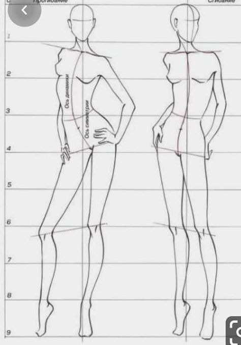 Drawing Fashion Figures, Fashion Drawing Template, Models Drawing, Fashion Illustration Tutorial, Fashion Figure Drawing, Fashion Drawing Tutorial, Drawing Template, Fashion Figure, Drawing Fashion