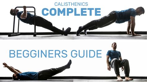 Beginner Calisthenics Workout-Guide (No-equipment necessary) Calisthenics At Home, Basic Calisthenics, Darbee Workout, Calisthenics Program, Calisthenics Workout Routine, Calisthenics Workouts, Calisthenics Exercises, Beginner Calisthenics, Calisthenics Workout For Beginners