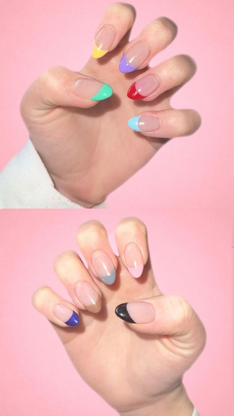 #erastour #erastournailinspo #erastournails Taylor Swift Nails Inspired Eras Tour French Tip, Eras Tour French Tip Nails, Taylor Swift French Tip Nails, Simple Eras Tour Nails, Eras Tour Nails French Tips, Eras Tour Nails Ttpd, Eras Your Nails, Eras Hair, Swiftie Nails