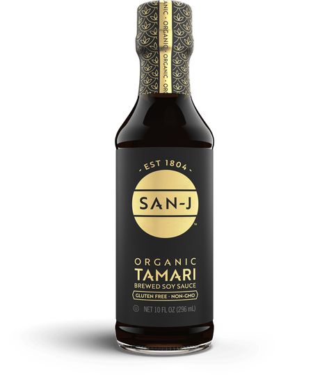 Tamari Soy Sauce - Asian Food Service Sauces in Bulk | San-J Chili Oil Packaging, Sticky Cauliflower, Healthy Soy Sauce, Ramen Egg, Recipes With Soy Sauce, Braised Cabbage, Gluten Free Soy Sauce, 2023 Recipes, Oil Packaging