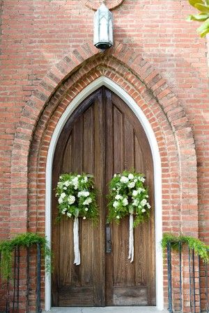 Ceremony Decorations Church, Wedding Ceremony Decorations Church, Church Entrance, Reception Entrance, Church Wedding Decorations, Boda Mexicana, Wedding Church, Church Flowers, Church Ceremony