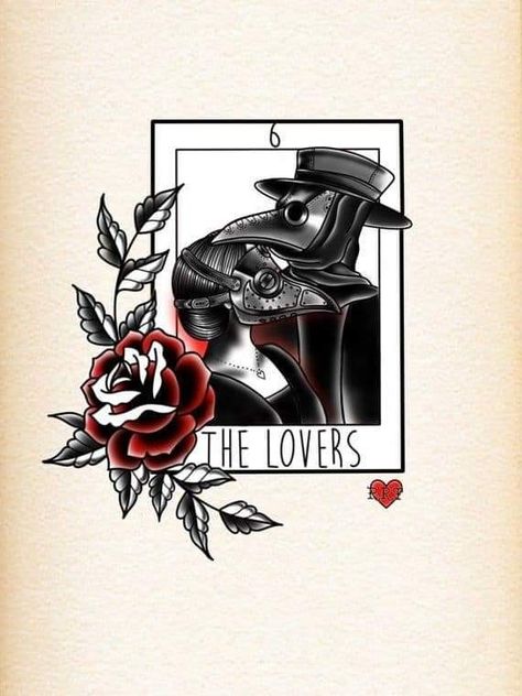 Tarot Card Lovers, Doctor Tattoo, Nail Decals Designs, Lovers Tarot Card, Russian Tattoo, Tarot Tattoo, Tarot Card Tattoo, Graffiti Tattoo, Card Tattoo