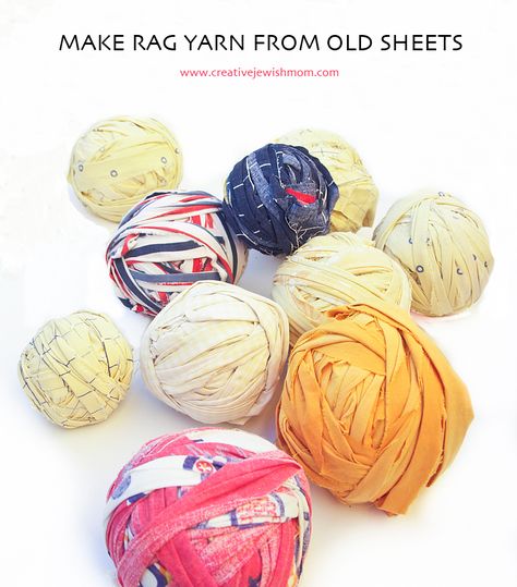 Rag Yarn, Making Yarn, New Crochet Patterns, Diy Rugs, Old Sheets, Tshirt Yarn, Healing Affirmations, Crochet Lessons, Rag Rugs