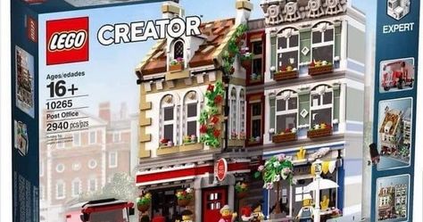 Lego 2019 Modular Building Post Office Lego Modular, Shop Buildings, Modular Building, Lego Creator, Hat Rack, Lego Group, Lego Building, Paint Roller, Lego Duplo