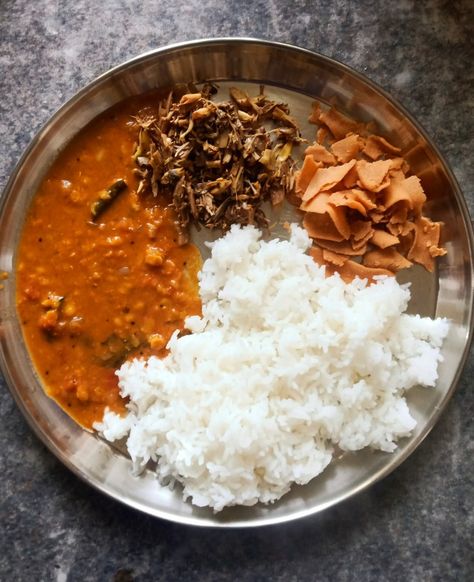 #Sambar #rice #vazaippu Sambar Rice, Instagram Cartoon, Steamed Rice, White Rice, Indian Food, Rice Recipes, Meal Plan, Indian Food Recipes, Meal Planning