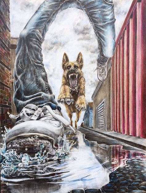 Iconic Paintings, Ap Drawing, Perspective Sketch, Animals Drawing, Reflection Art, Ap Studio Art, Perspective Art, Famous Paintings, High School Art