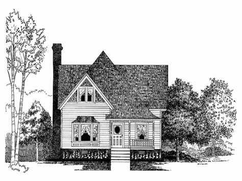 Victorian House Plan, 2 Bedroom Floor Plans, Cottage House Designs, Victorian House Plans, Victorian Style House, Cottage House Plan, Cottage Floor Plans, Tiny House Floor Plans, Cottage Plan