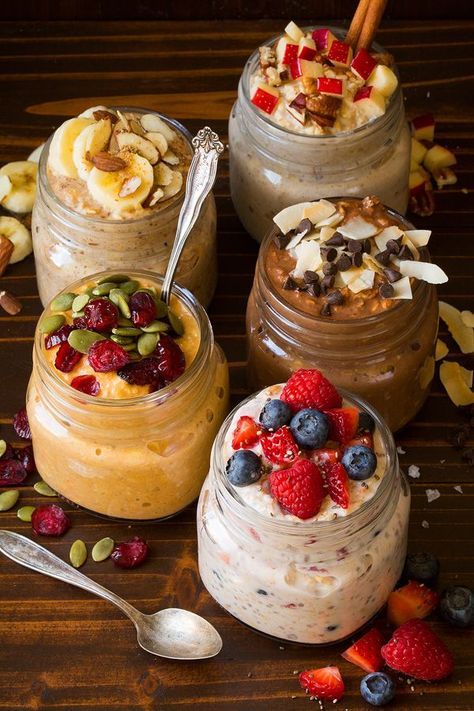 Where have overnight oats been all my life? I know I'm late to this party because I just recently tried overnight oats for the first time but I have to say Overnight Oat, Terrapin, Oatmeal Breakfast, Cooking Classy, Overnight Oats Recipe, Oats Recipes, Oatmeal Recipes, Calamari, Overnight Oats