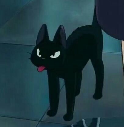 studio ghibli kikis delivery service jiji profile picture icon pfp aesthetic anime movie film cute cat animated Kiki's Delivery Service Cat, Kiki Cat, Service Cat, Art Studio Ghibli, Black Cat Anime, Personajes Studio Ghibli, Studio Ghibli Characters, Ghibli Artwork, Studio Ghibli Movies