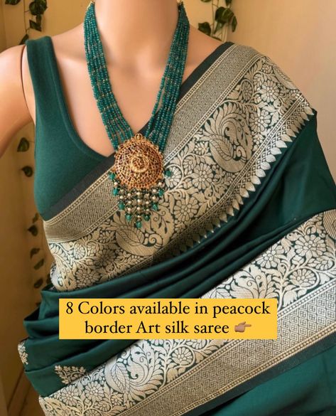 8 Different vibrant colors available in peacock border art silk sarees. One of our best seller!❤️ Find this sarees in our website: Www.thejacouture.in > silk sarees #silksarees #sarees #artsilksarees #vibrantcolors Border Art, Art Silk Sarees, Best Seller, Silk Sarees, Vibrant Colors, Saree, Silk, Color, Art