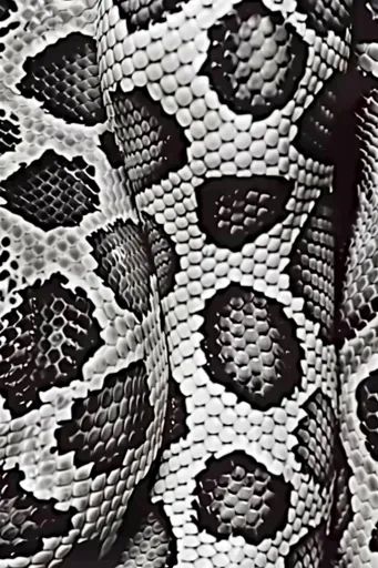 ↑↑↑ Larger size on website 🔸 The image shows a close-up of a snake's skin, rendered in black and white. The scales are hexagonal  🔸 From Midjourney AI Image Snake Scales Reference, Snake Scales Aesthetic, Snake Close Up, Snake Close Up Photography, Snake Texture Pattern, Snake Scales, Light And Dark, Dots Pattern, A Pattern