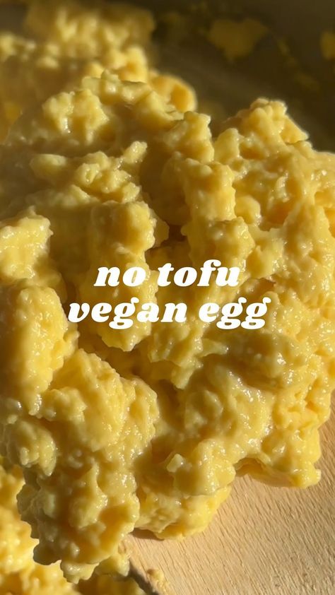 ✨NO TOFU VEGAN EGG ✨ not that I have anything against tofu, but having other options like this just egg copycat is everything 🤯 full… | Instagram Vegan Scrambled Eggs No Tofu, Copycat Just Egg, Vegan Egg Foo Young Recipe, Vegan Just Egg Copycat Recipe, Just Egg Copycat Recipe, Just Egg Vegan Recipes, Tofu Eggs, Vegan Comfort Food Recipes, Just Egg