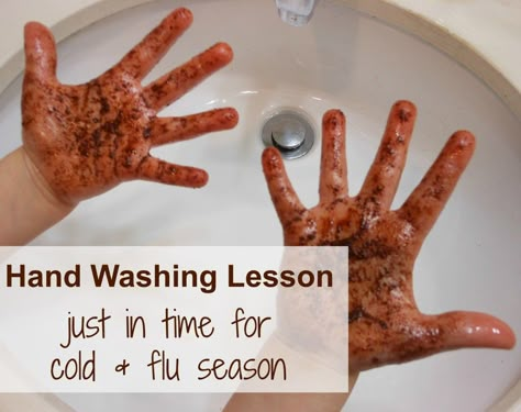 Hand washing for kids -- great for cold season and back to school! Hygiene Lessons, Kids Hygiene, Hygiene Activities, Health Activities, Health Lessons, Preschool Science, Center Pieces, Personal Hygiene, Wash Your Hands