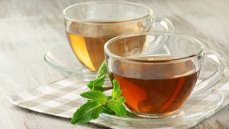 Best Hot Tea, Green Tea Benefits Health, Belly Bloat, دورة شهرية, Belly Fat Burner Drink, Natural Teas, Peppermint Tea, Fat Burner Drinks, Big Meals