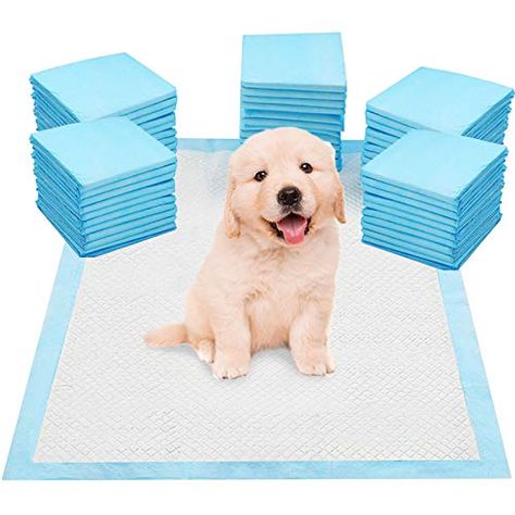 SA Products Heavy Duty Large Pet Puppy Training Pads - Super Absorbent & Odour Locking Multi-Layered Floor Toilet Mat... Dog Cooling Mat, Pet Training Pads, Puppy Pads Training, Dog Treat Toys, Dog Pee Pads, Dog Toilet, Pet Hammock, Dog Potty, Puppy Pads