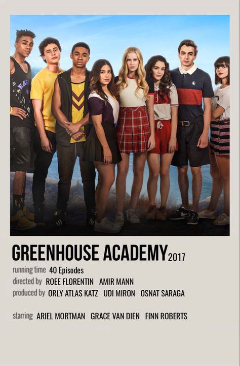 minimal polaroid series poster for greenhouse academy Green House Academy Poster, The Green House Academy, Greenhouse Academy Aesthetic, Green House Academy, The Greenhouse Academy, Netflix Poster, Greenhouse Academy, Series Poster, Girly Movies