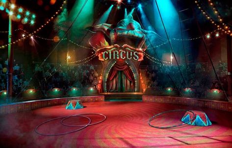 Anime Circus, Circus Lights, Circus Background, Carnival Background, Gacha Background, Circus Aesthetic, Dark Circus, Stage Background, Night Circus