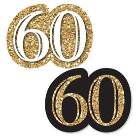 60th Birthday Party Themes, Gold Theme Party, Paper Cut Outs, Birthday Gold, Birthday Party Set, Diy Party Supplies, Gold Birthday Party, Diy Birthday Party, 60th Birthday Party