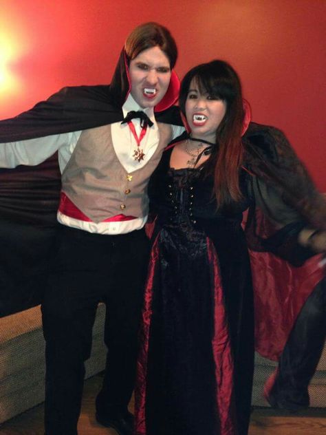 Couple's Vampire Costume (Halloween 2013) #couples #vampire #costume #halloween Vampire Costume Halloween, Halloween 2013, Vampire Costume, Costume Halloween, Halloween Costumes, Halloween, Disney