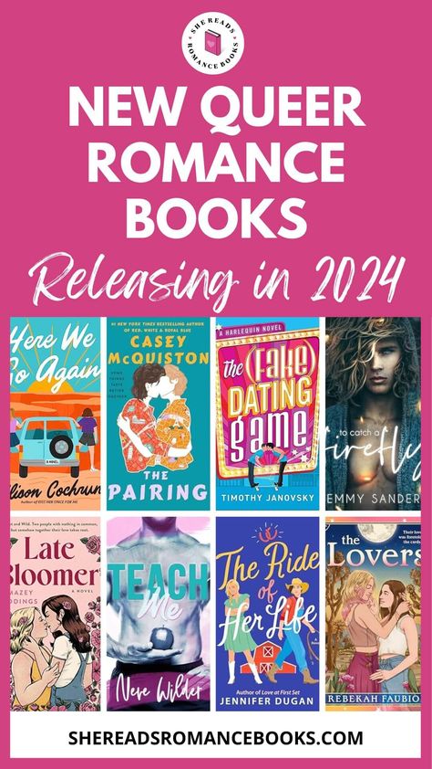 25 New Queer Romance Books to Read in 2024 – She Reads Romance Books Queer Romance, Queer Romance Books, Office Romance, Queer Books, Lovers Romance, Dating Games, Romance Authors, Colleen Hoover, Book Release