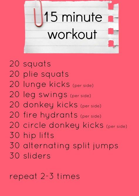 15 minute workout...I don't know what half of these things are, but it seems legit... lol 15 Min Workout, Plie Squats, 15 Minute Workout, Outfit Yoga, Workout Guide, I Work Out, Workout For Beginners, Leg Workout, Fitness Beauty