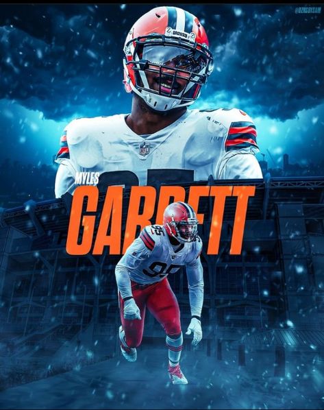 Myles Garrett Wallpaper, Cool Football Wallpapers, Nfl Browns, Myles Garrett, Cleveland Browns Football, Football Wallpapers, Browns Football, Cleveland Browns, Football Helmets