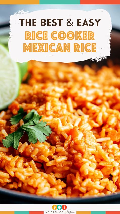 Rice Cooker Mexican Rice Mexican Rice Rice Cooker Recipe, Mexican Rice Cooker Recipes, Spanish Rice Bake, Mexican Rice Cooker, Instapot Mexican Rice Easy, Easy Spanish Rice In Rice Cooker, Rice Cooker Mexican Rice Easy, Spanish Rice Recipe Rice Cooker, Mexican Rice With Tomato Bouillon