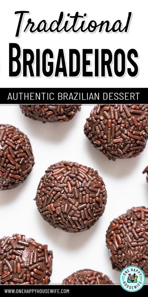 Traditional Brigadeiros are an authentic Brazilian dessert that you can enjoy in your own home at any time. A few simple ingredients and quick to make. Enjoy these delightful balls of fudge with family and friends. #brazilian #brigadeiros #recipe #chocolate #fudge #dessert Brigadeiros Recipe, Brazilian Recipes Dessert, Brazilian Dessert, Fudge Balls, Brigadeiro Recipe, Brazilian Chocolate, Fudge Dessert, Brazilian Recipes, Brazilian Desserts