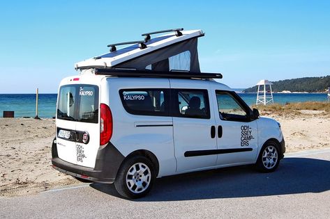 CALYPSO Fiat Doblo Micro Camper UPDATED 2020 - Tripadvisor - Thessaloniki Vacation Rental Micro Van, Fiat Ducato Camper, Fiat Ducato Campervan, Fiat Ducato Campervan Interior, Fiat Doblo Camper, Citroen Berlingo Camper Conversion, Renault Duster, Micro Camper, Child Car Seat